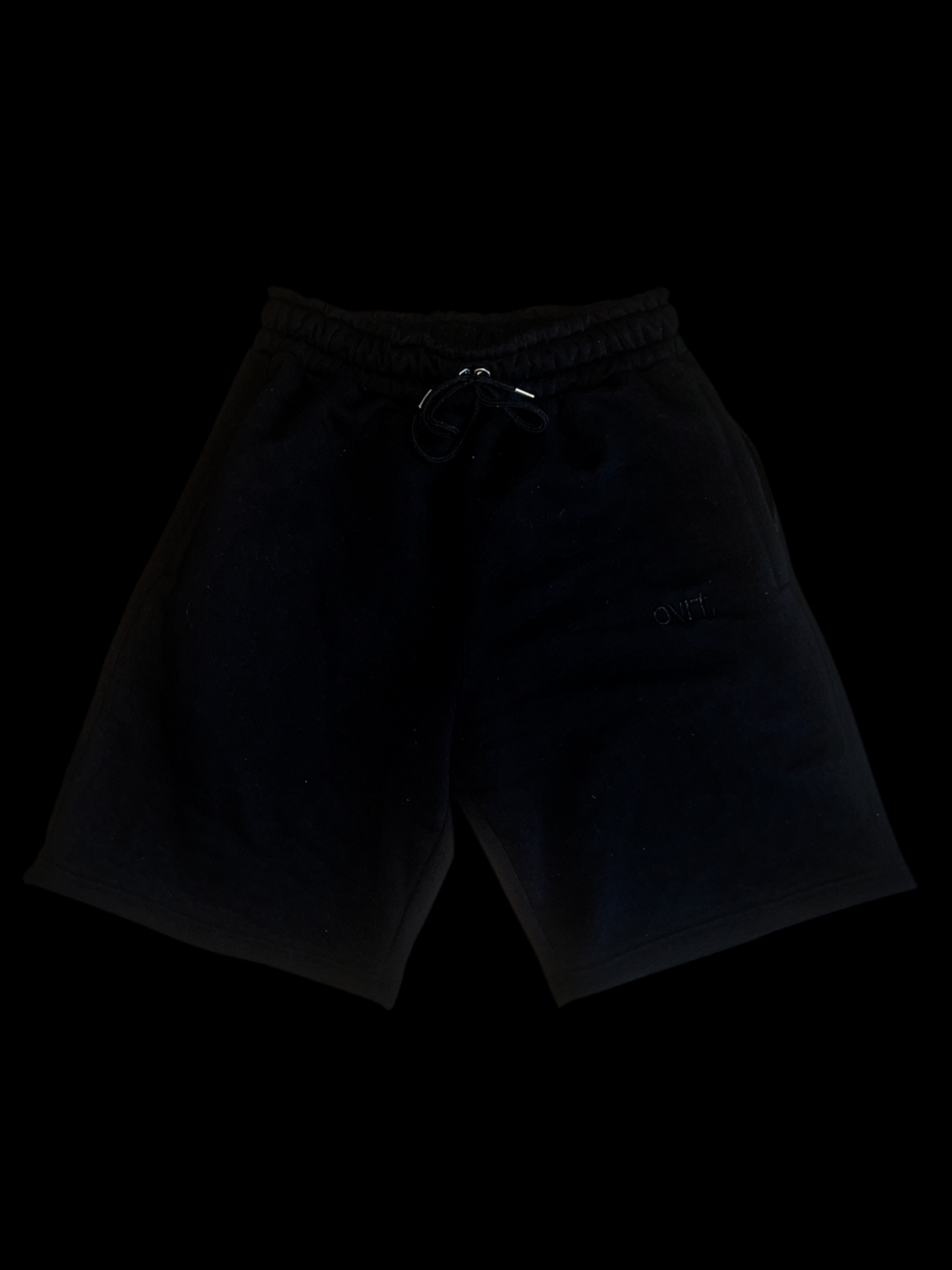 black shorts