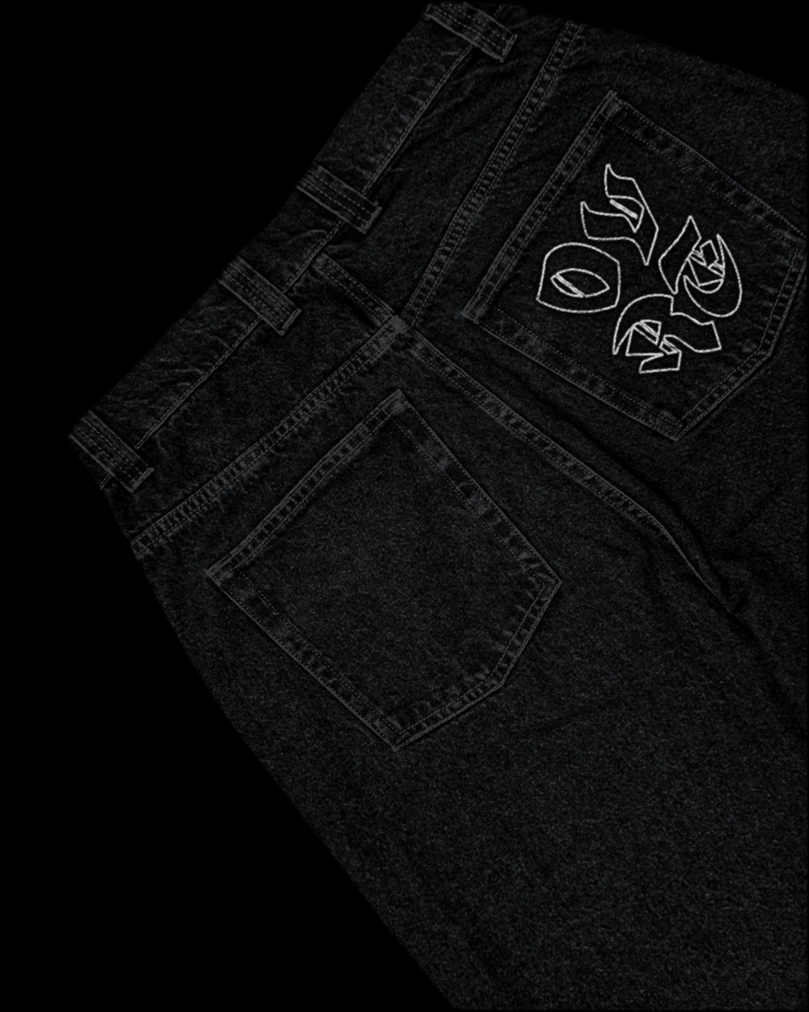 WASHED BAGGY JEANS